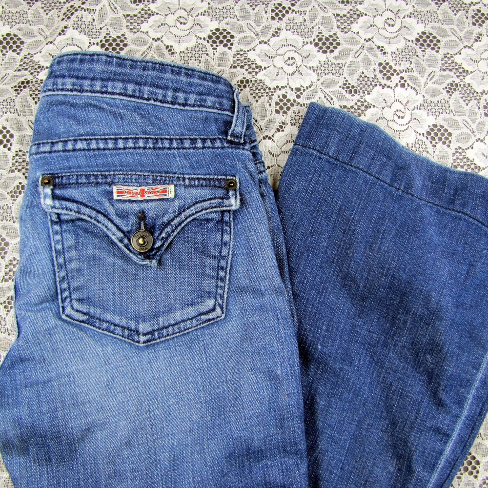 Hudson Flare Blue Jeans - 26